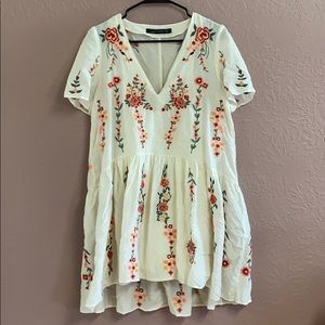 ZARA Embroidered Dress